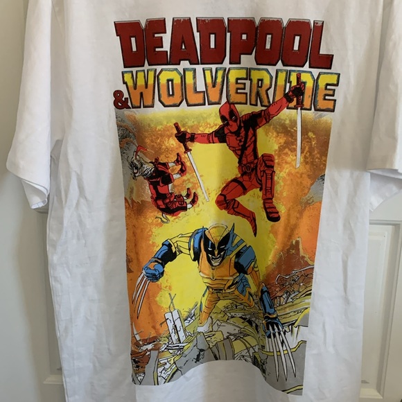 Deadpool Wolverine Marvel Studios T-shirt - Picture 2 of 5